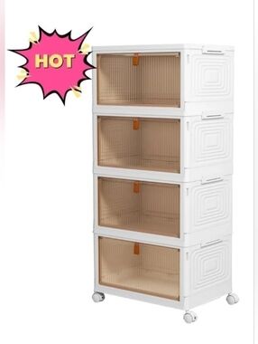 *NEW ~ Viral TikTok Trend! 4-Tier Multi-use Easy Assembly/Disassembly/Storage